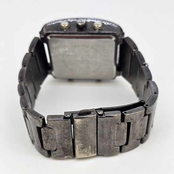 Surface Analog Digital Men Watch 38MM Black Dial Bracelet Band 7.5" New Battery - Picture 9 of 13